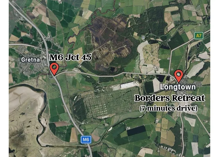 Apartamento Borders Retreat, Cosy 1 Bed Flat - 3miles From M6 Jct45 - Near A75, Gretna & Carlisle Longtown (Cumbria)